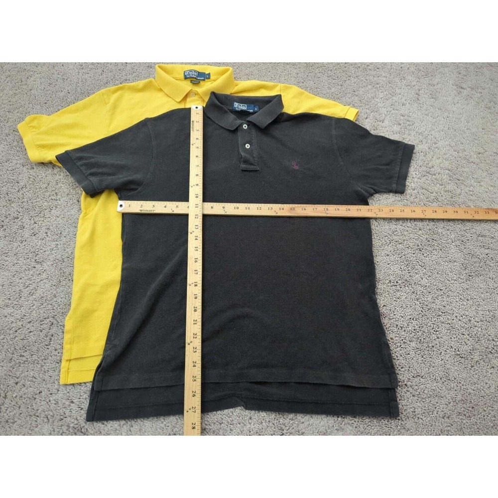 Lot of 2 Polo by‎ Ralph Lauren Polo Shirt Mens Large Cotton Classic Fit Casual - Picture 4 of 9